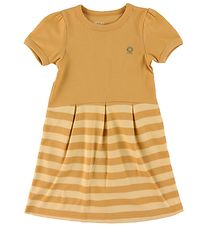 Katvig Dress - Yellow w. Stripes