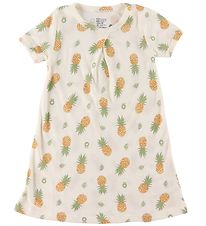 Katvig Robe - Laine - Blanc av. Ananas