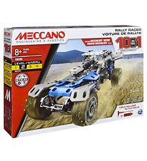 Meccano Bouwwerf Speelset - 10 in 1 - Rallyracer