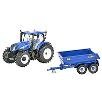 Britains Construction Machine - 43268 - T6 - Tractor w. Trailer