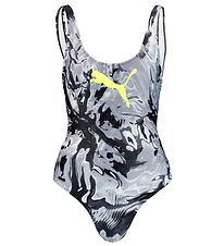 Puma Maillot de Bain - Gris/Blanc