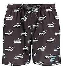 Puma Trunks - Black/White w. Logo