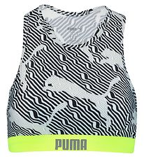 Puma Bikinitop - Zwart/neonblauw