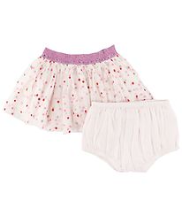 Stella McCartney Kids Tulle Skirt w. Bloomers - White/Rose w. Do