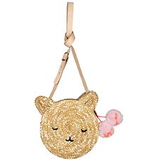 Meri Meri Costume - Straw - Shoulder Bag w. Cat