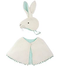 Meri Meri Costumes - Chapeau et Carte Cape - Sherpa Bunny Cape
