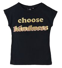 Petit by Sofie Schnoor T-shirt - Juno - Svart m. Guld