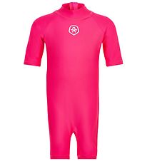 Color Kids Coverall Swimsuit - UV50+ - Pink Yarrow