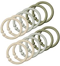BIBS Links/Loops - 12-Pack - Vanilla/Sage/Olive