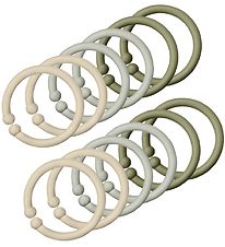 Bibs Links/Loops - 12-pack - Vanilla/Sage/Olive