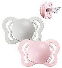 Bibs Couture Dummies - 2-pack - Size 2 - Silicone - Haze/Blossom