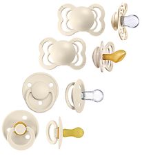 Bibs Nappar - Try-It Collection - 4-pack - Stl. 1 - Silikon/Natu