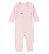 Livly Jumpsuit - Sleeping Cutie - Baby Pink/Grey