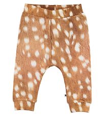 Molo Trousers - Susanne - Fawn AOP