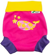 Konfidence Swim Diaper - UV50+ - Swim Nappy - Pink/Yellow Joni