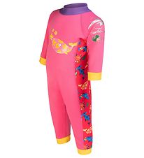Konfidence Coverall Swimsuit - UV50 + - Pink/Yellow Joni