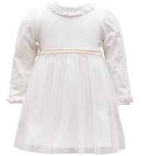 Little Wonders Samfella m. pilsi L/æ - Adele - Off White Glitter