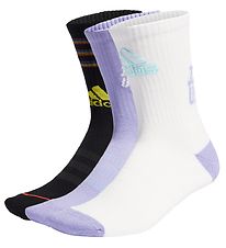 adidas Performance Socks - 3-Pack - Tiro - Black/White/Purple