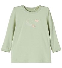 Name It Blouse - NbfFelizia - Desert Sage w. Whale