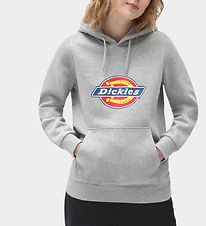 Dickies Hoodie - Icon Logo - Grey Melange