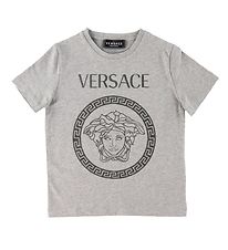 Versace T-Shirt - Medusa - Graumeliert/Dunkelgrau