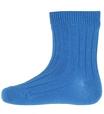 Condor Chaussettes - Rib - Bleu