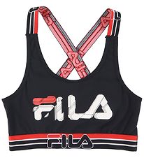 Fila Top - Noir/Rouge av. Logo