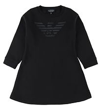 Emporio Armani Sweat Dress - Black w. Logo