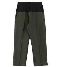 Emporio Armani Trousers - Army Green w. Black