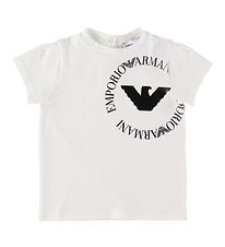 Emporio Armani T-shirt - White w. Logo