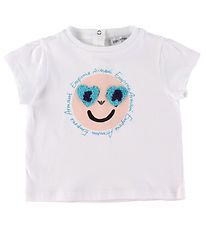 Emporio Armani Stuttermabolur - Hvítt M. Andlit