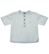 Petit Ville Sofie Schnoor T-Shirt - Bleu av. Boutons