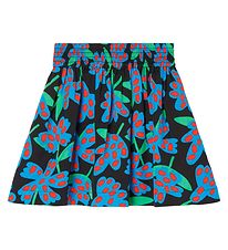 Stella McCartney Kids Rok - Gevlekte bloemen - Zwart/Bloemig