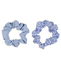 Bows By Str By Scrunchie - 2-Pack - Ibi - Blue Mix