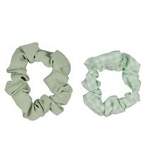 Bows By Str By Scrunchie - 2-Pack - Ibi - Green Mix