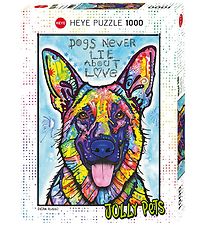 Heye Puzzle Puzzle - Les chiens ne mentent jamais - 1000 Briques