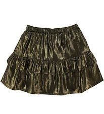 Soft Gallery Skirt - Fern - Gold Lurex