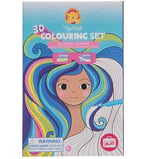 Tiger Tribe Colouring Set - 3D - Rainbow Dreams