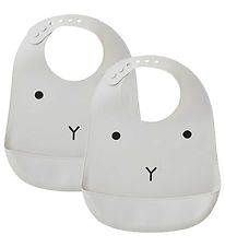 Liewood Haklappar - 2-pack - Silikon - Tilda - Rabbit