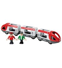 BRIO Passagierstrein - 5 Onderdelen - Rood/Wit 33505