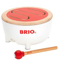 BRIO Tambour pour tout-petits - Rouge/Blanc 30181