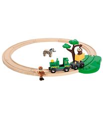 BRIO World Jrnvgsset - 17 delar - Safari 33720