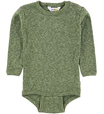 Joha Romper l/s - Groen Gevlekt