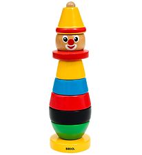 BRIO Clown empil pour tout-petits - Bois - Multicolore 30120