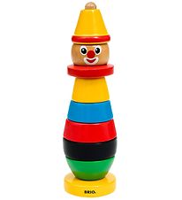 BRIO Toddler Stack Clown - Wood - Multicolour 30120