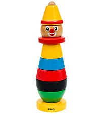 BRIO Stapelclown voor peuters - Hout - Multicolour 30120