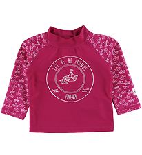 Color Kids Swim Top l/s - Nammy - UV50+ - Fuchsia Red