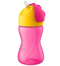 Philips Avent Gobelet avec paille - 300 ml - Rose