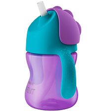 Philips Avent Straw Cup - 200 ml - Purple