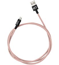 Design Letters Lightning Cable - 1 M - Powder Rose